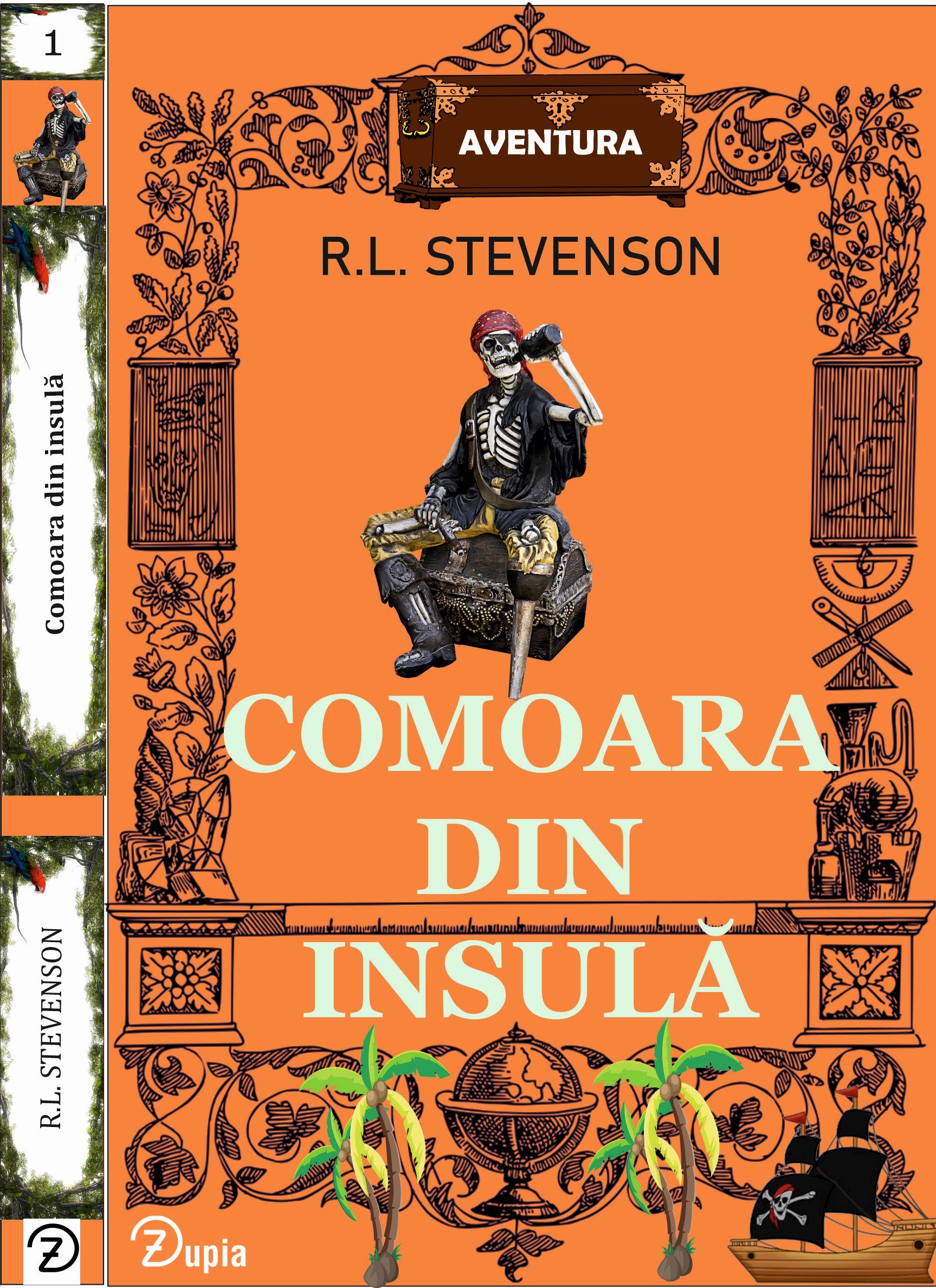 Comoara din insulă - R.L. Stevenson - completă - cu ilustrațiile originale